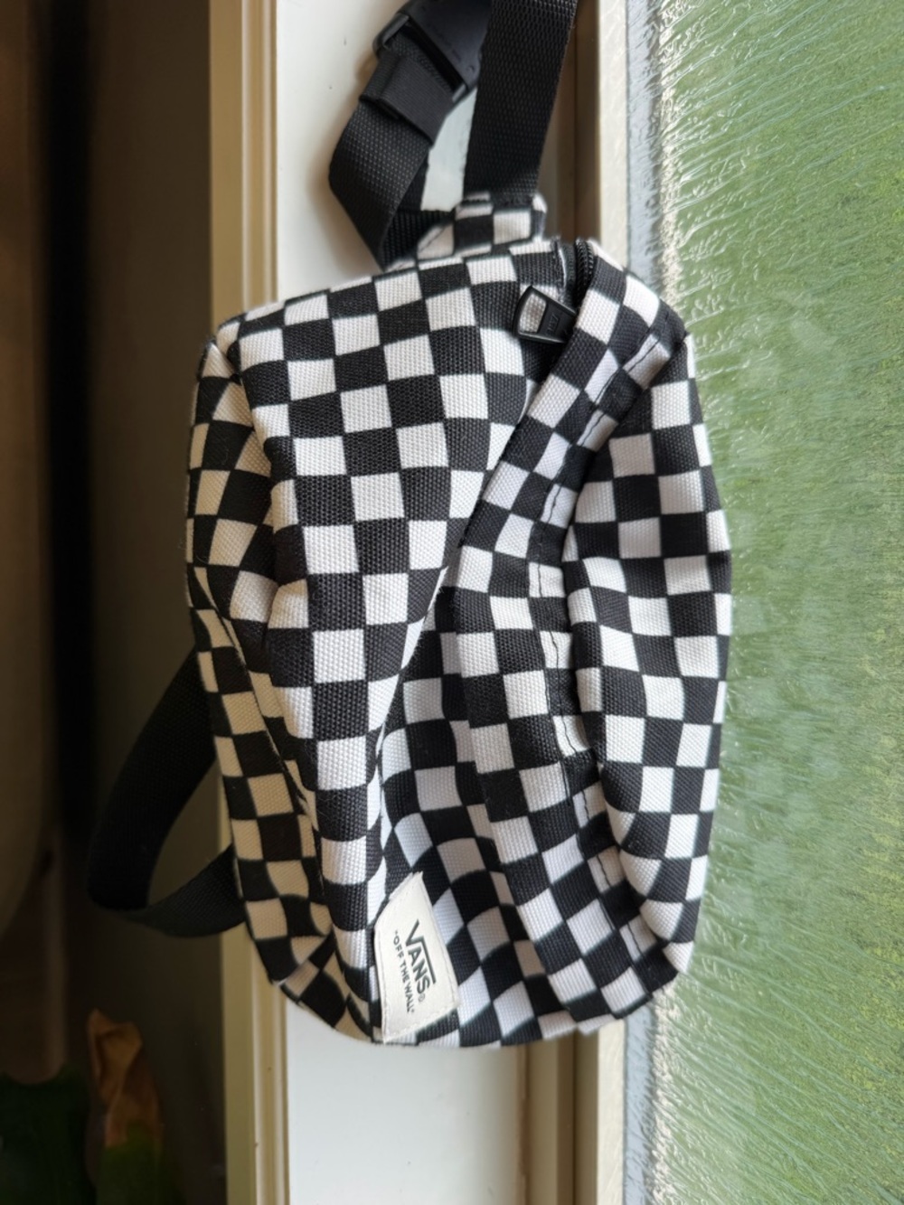Vans belt bag / fanny pack. Black and white checkers. Never used.